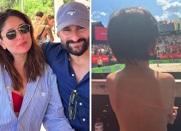 Kareena Kapoor Khan shares adorable snapshot of son Taimur Ali Khan soaking up a volleyball match in the Italian sunshine