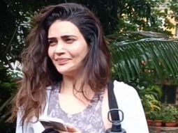Karishma Tanna poses for paps post workout session