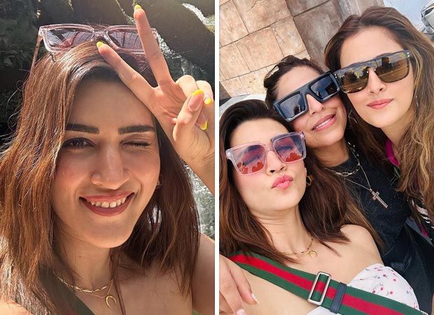 Kriti Sanon shares fun-filled pictures from her Vacation in the US with Sister Nupur Sanon and fashion designer Sukirti Grover; see post