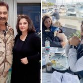 Kumar Sanu flies to Los Angeles to spend time with family; see pictures