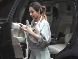 Malaika Arora sports grey gymwear as she gets clicked post workout session