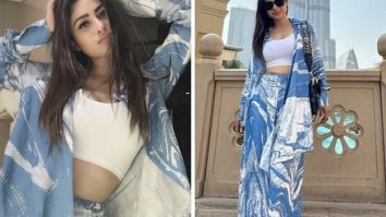 Mouni Roy takes Dubai by storm, rocking a stunning blue co-ord set