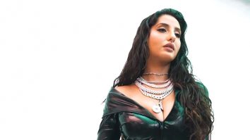 Nora Fatehi looks sizzling in this black latex outfit