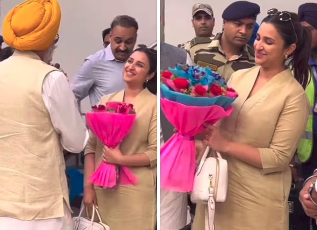 Unseen video: Parineeti Chopra and Raghav Chadha greeted with a lavish welcome at Amritsar airport