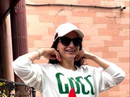 Photos: Ameesha Patel snapped at a dubbing studio in Andheri