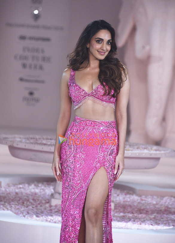 Photos: Kiara Advani walks the ramp for Falguni and Shane Peacock at India Couture Week 2023 at Taj Hotel in New Delhi