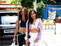 Photos: Neha Sharma and Aisha Sharma snapped outside the gym