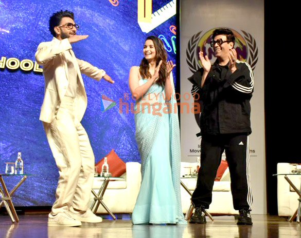 Photos: Ranveer Singh, Alia Bhatt, and Karan Johar attend I.I.M.U.N’s – Back to School series event Photos: Ranveer Singh, Alia Bhatt, and Karan Johar attend I.I.M.U.N’s – Back to School series event