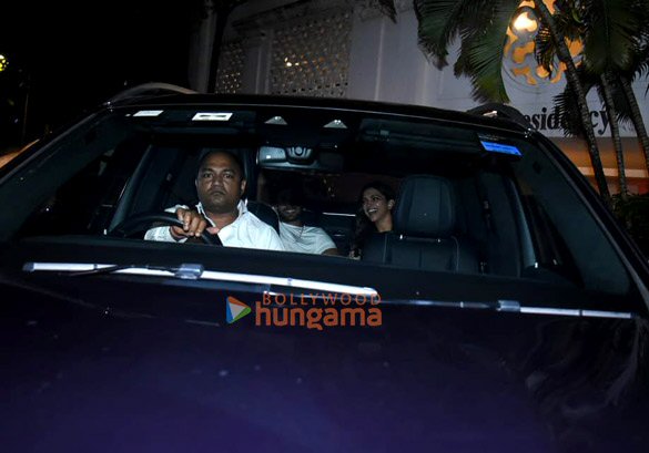 Photos: Ranveer Singh, Deepika Padukone, Ayan Mukerji and others snapped at Karan Johar’s house in Bandra Photos: Ranveer Singh, Deepika Padukone, Ayan Mukerji and others snapped at Karan Johar’s house in Bandra