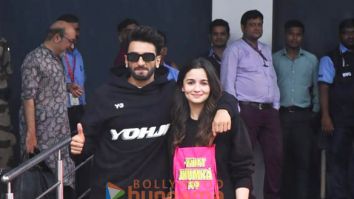 Photos: Ranveer Singh and Alia Bhatt return to Mumbai after promoting Rocky Aur Rani Kii Prem Kahaani in Jaipur and Chandigarh