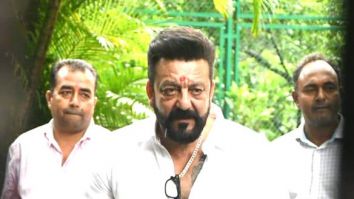 Photos: Sanjay Dutt spotted outside his residence with his fans while celebrating his birthday