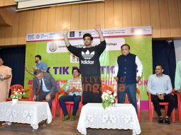 Photos: Shaan and Karan Kundrra distribute stainless steel bottles, books and stationery among kids after tree plantations at Carmel Convent Girls School, Bandra