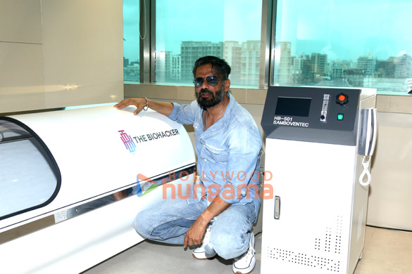 photos suniel shetty attends the launch of indias first biohacker facility 6