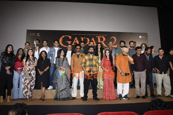 photos sunny deol ameesha patel and others grace the trailer launch of gadar 2 777 5