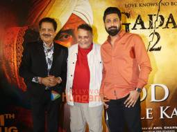 Photos: Team of Gadar 2 attend the song launch of their film ‘Udd Jaa Kaale Kaava’