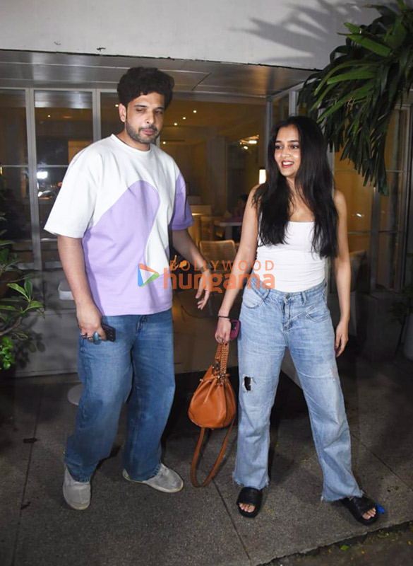 Photos: Tejasswi Prakash and Karan Kundrra snapped at Sequel Cafe in Bandra
