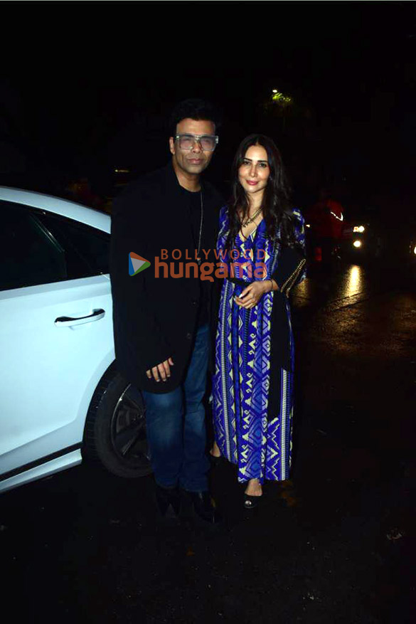 photos vicky kaushal karan johar kim sharma and others snapped at akina in bandra 2