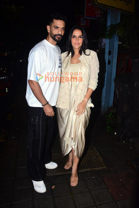 photos vicky kaushal karan johar kim sharma and others snapped at akina in bandra 3