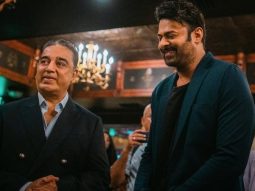 Project K co-stars Kamal Haasan and Prabhas meet at a special get together ahead of the extravagant San Diego Comic Con reveal