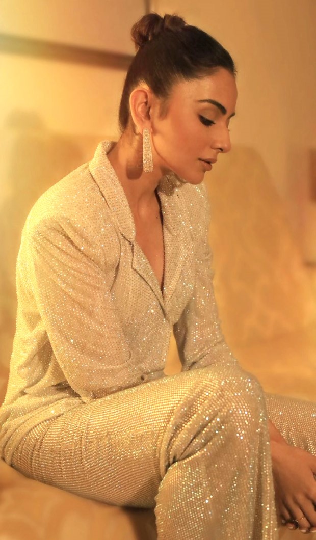 Rakul Preet Singh takes shimmer to a whole new level in this dazzling pantsuit