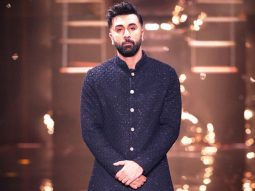 Ranbir Kapoor turns up the heat in bandhgala and fusion lungi pants as he walks the ramp for Kunal Rawal at India Couture Week