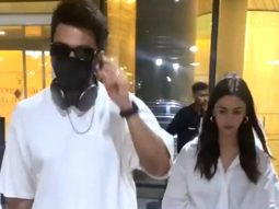 Ranveer Singh & Alia Bhatt twin in white as they get clicked at the airport