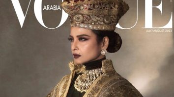 Rekha radiates royalty in Manish Malhotra’s exquisite creations on Vogue Arabia’s cover