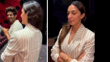 Satyaprem Ki Katha: Kartik Aaryan and Kiara Advani receive standing ovation during their visit at a theatre, watch video