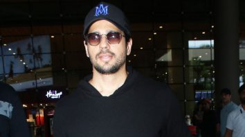 Sidharth Malhotra sports an all black as he gets clicked at the airport
