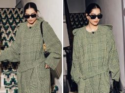 Sonam Kapoor serves iconic fashion statement in a Burberry Trench Coat as she attended the 2023 Wimbledon finals