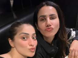 Sonnalli Seygall visits bestie Laxmi Raai on the sets of DNA in Kerala, see pics