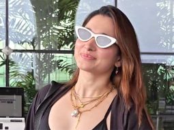 Tamannaah Bhatia grooves to Kaavaalaa with a pap at the airport