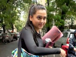 Tejasswi Prakash gets clicked by paps post workout session