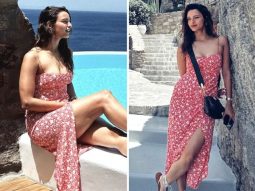 Tripti Dimri relishes the spellbinding beauty of Greece in a gorgeous red floral maxi dress