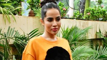 Uorfi Javed looks fabulous in oversized orange sweatshirt