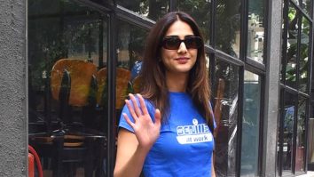 Vaani Kapoor rocks the casual look as she waves at paps