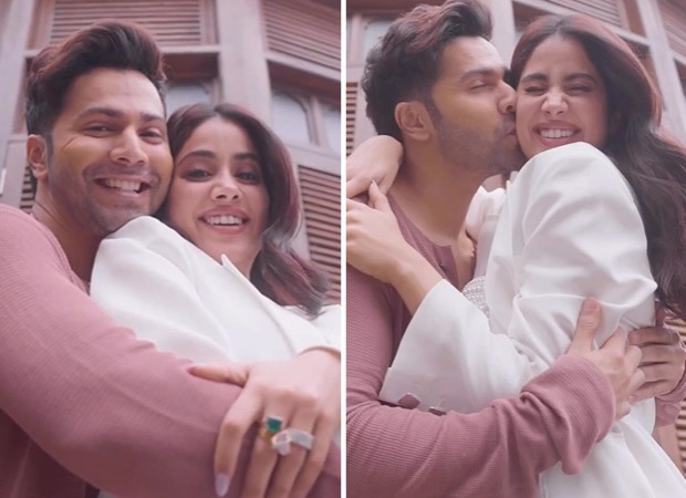 Varun Dhawan kisses Janhvi Kapoor in adorable video after ‘Dil Se Dil Tak’ song release from Bawaal, watch 
