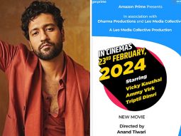 Mark your calendars as Vicky Kaushal and Triptii Dimri starrer film to release on THIS date!