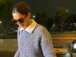 We love that cute dimpled smile, Deepika Padukone at the airport