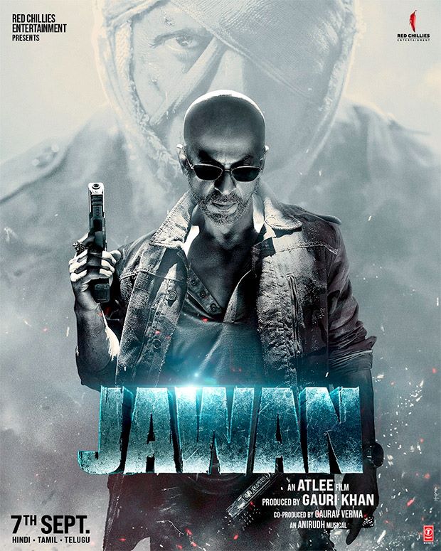1 Month For Jawan: Shah Rukh Khan unleashes 'bald' and 'bandage' poster