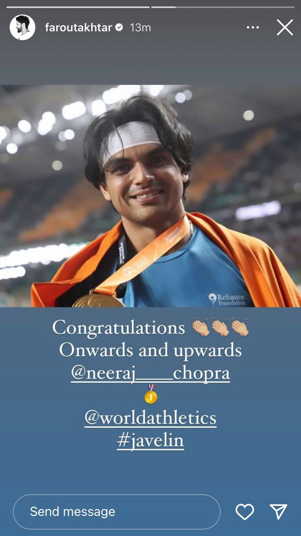 Ajay Devgn, Sanjay Dutt, Anushka Sharma, Kareena Kapoor Khan and Bollywood celebs praise Javelin player Neeraj Chopra as he wins gold medal at World Athletics Championship