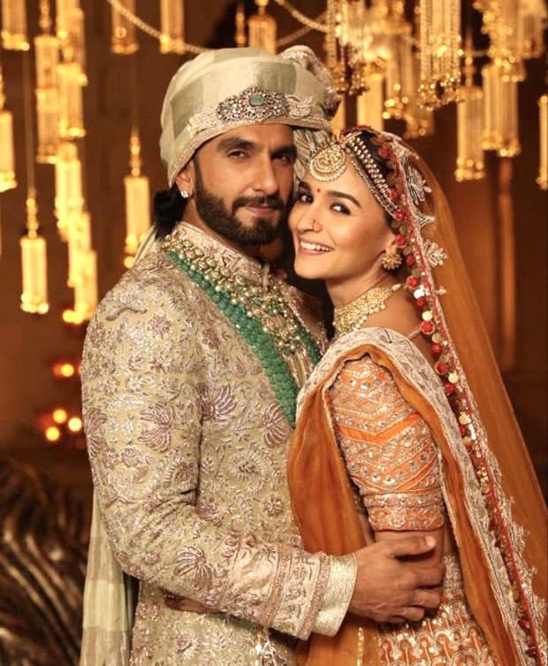 Alia Bhatt and Ranveer Singh bring their charisma in Manish Malhotra Bridal Couture for their song Kudmayi from Rocky aur Ranki kii prem Kahaani