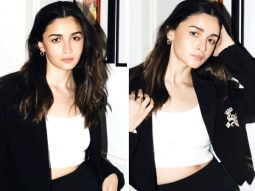Alia Bhatt in a black cropped pantsuit by Shantanu & Nikhil shows us who the real boss around truly is