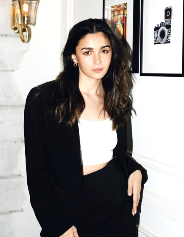 Alia Bhatt in a black cropped pantsuit by Shantanu & Nikhil shows us who the real boss around truly is
