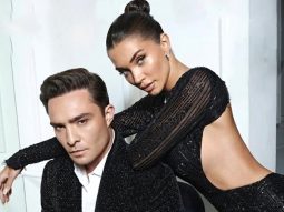 Amy Jackson and Ed Westwick grace the cover of Lifestyle Asia Magazine in co-ordinating outfits by Manish Malhotra