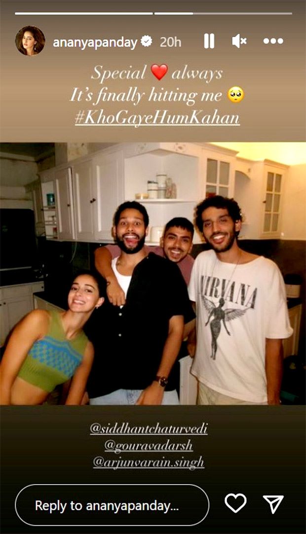 Kho Gaye Hum Kahan: Ananya Panday, Siddhant Chaturvedi and Adarsh Gourav in one frame