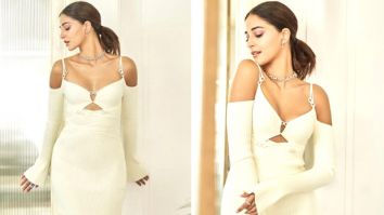 Ananya Panday charms the spotlight in ribbed white dress worth Rs.64,041 for Dream Girl 2 Promotions