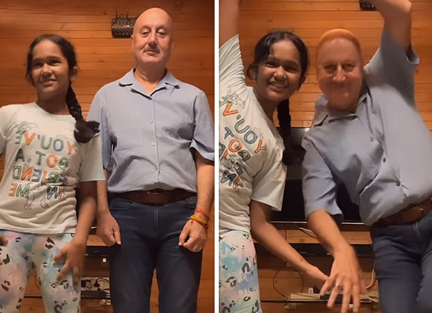 Anupam Kher joins Satish Kaushik’s daughter Vanshika in fun new video; watch
