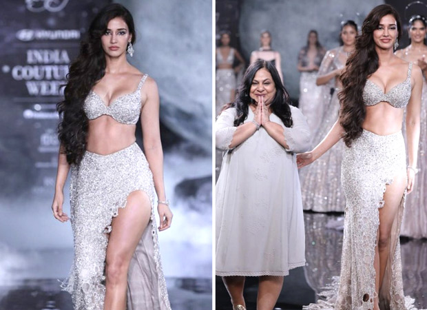 Disha Patani casts a spell as she dazzles the runway in a glitzy silver lehenga, stealing hearts as the showstopper for Dolly J at FDCI ICW 2023 2023 : Bollywood News - Bollywood Hungama
