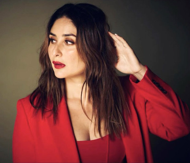 Kareena Kapoor in red corseted mini dress is giving a trendy spin to monochrome fashion